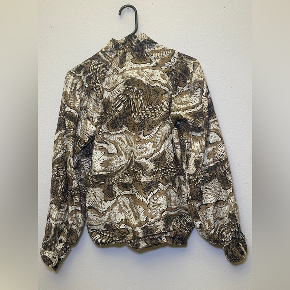 Ganni Tigers Eye buttoned blouse 36 - Picture 6 of 7